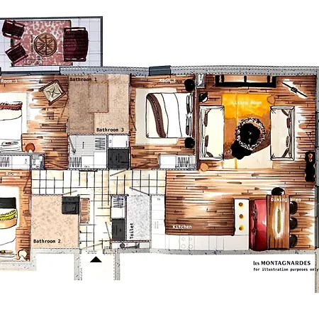 Laiguille Verte -sejour Familial - Grands Montets 公寓