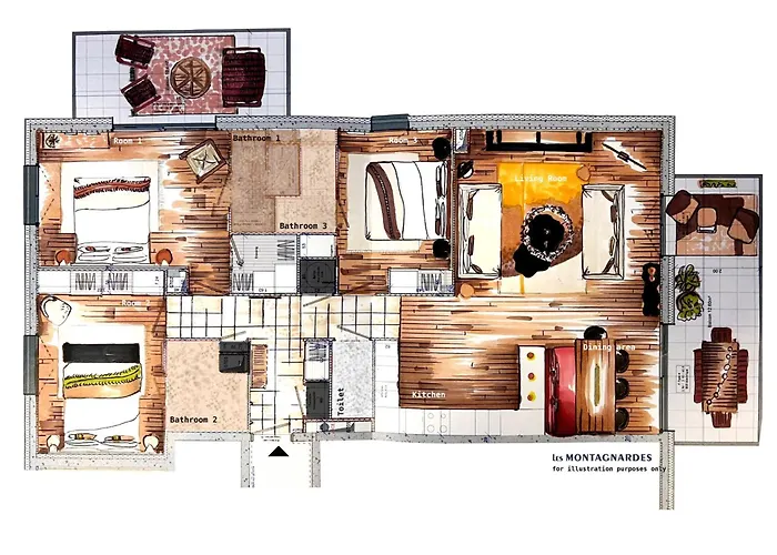 Laiguille Verte -sejour Familial - Grands Montets 公寓